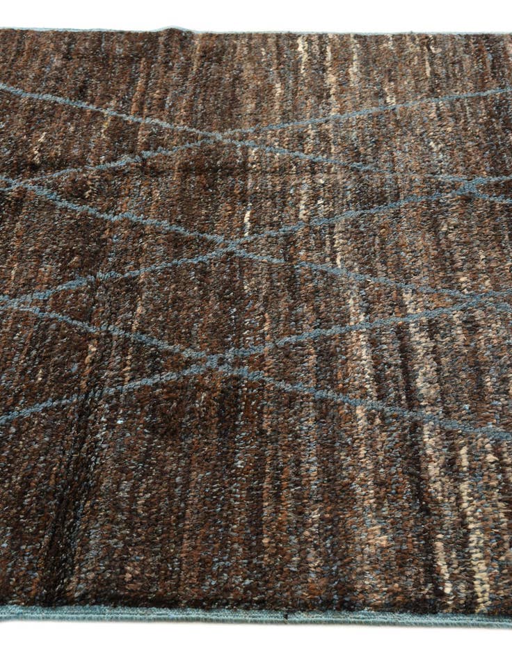 Detail image of  6' x 9' 1  Hand Knotted Moroccan Wool Rug