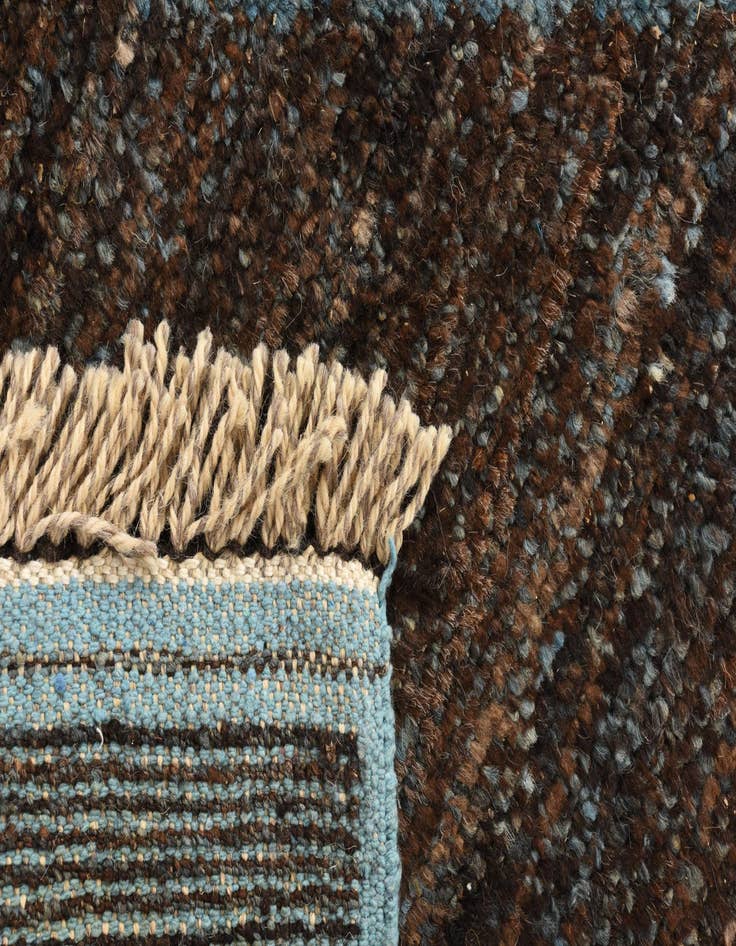 Detail image of  6' x 9' 1  Hand Knotted Moroccan Wool Rug