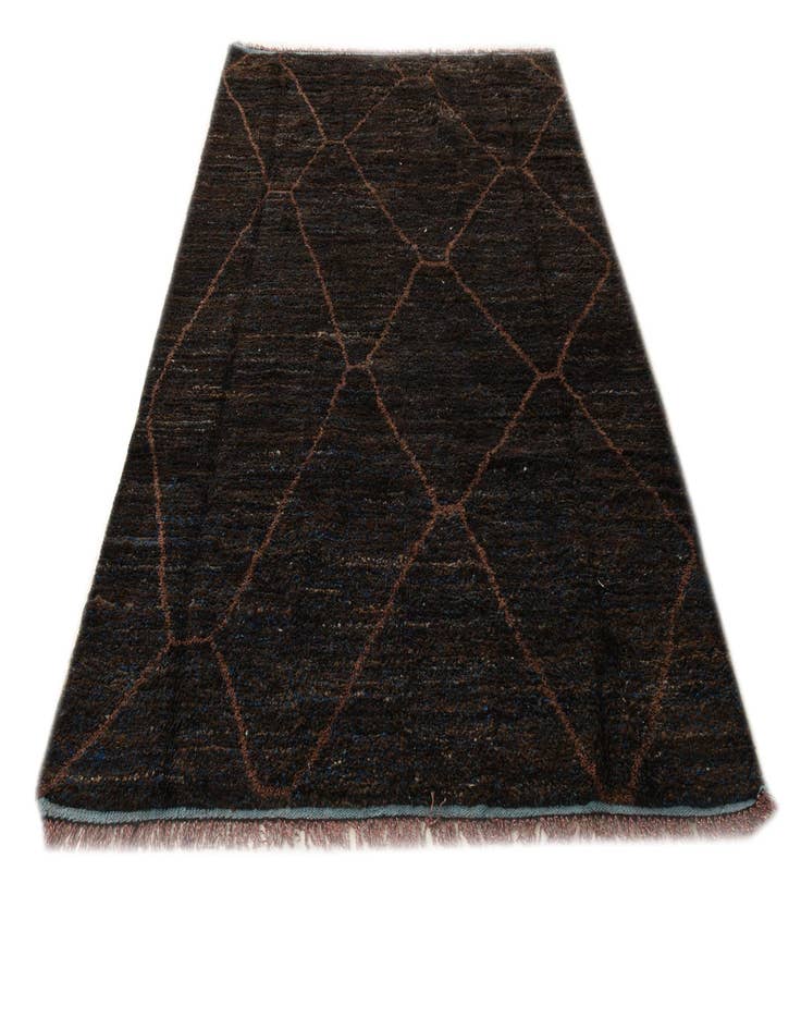 Detail image of  6' x 9' 2  Hand Knotted Moroccan Wool Rug