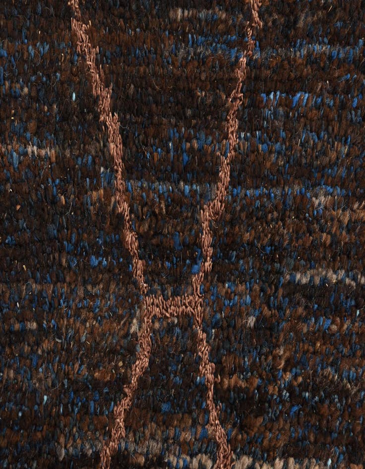 Detail image of  6' x 9' 2  Hand Knotted Moroccan Wool Rug