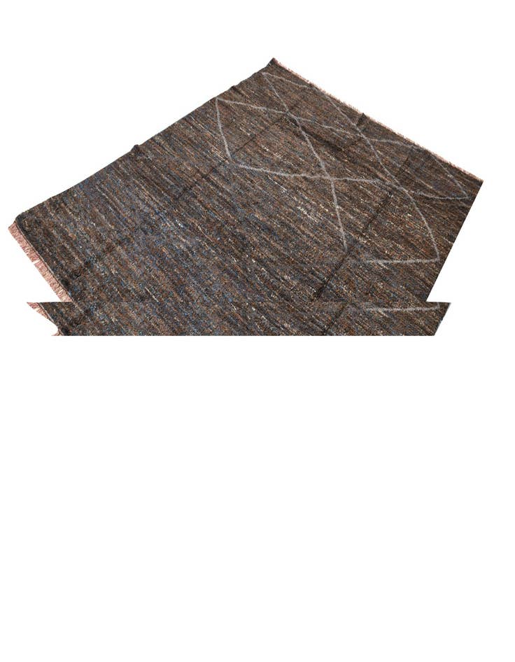 Detail image of  7' 9 x 9' 10  Hand Knotted Moroccan Wool Rug