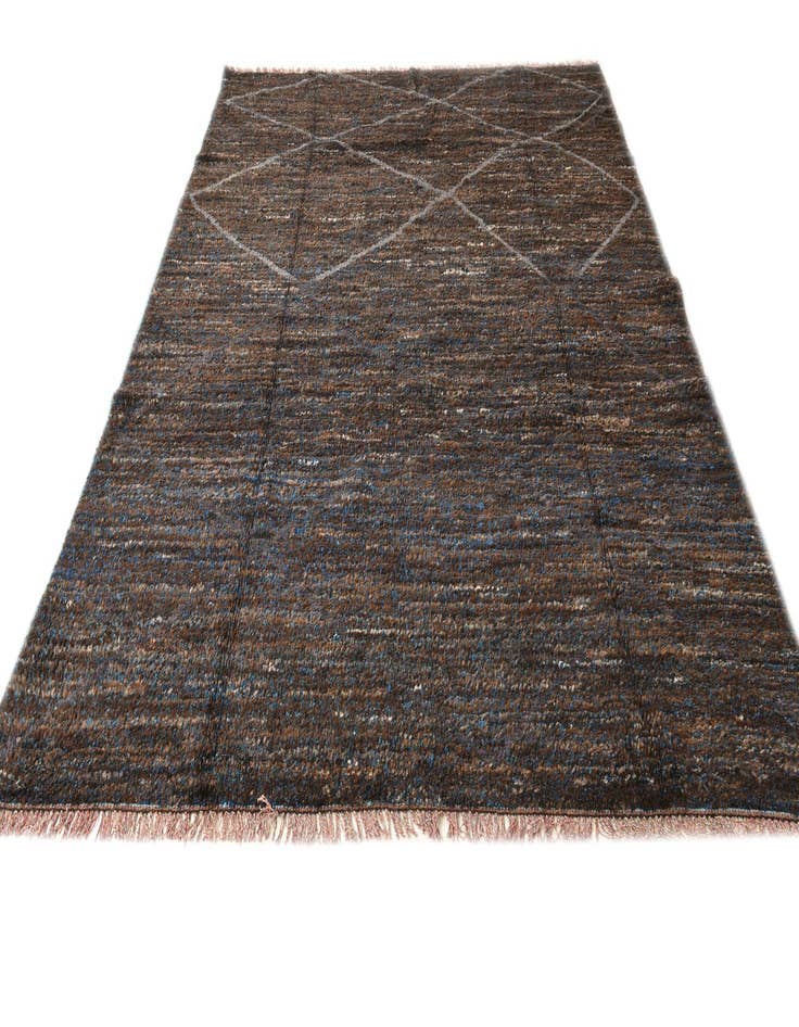 Detail image of  7' 9 x 9' 10  Hand Knotted Moroccan Wool Rug