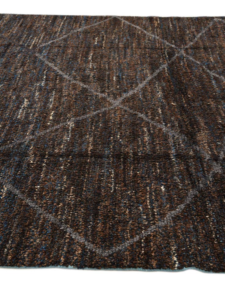 Detail image of  7' 9 x 9' 10  Hand Knotted Moroccan Wool Rug