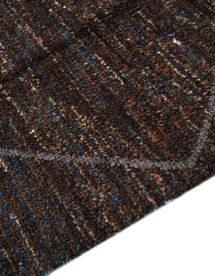 Detail image of  7' 9 x 9' 10  Hand Knotted Moroccan Wool Rug