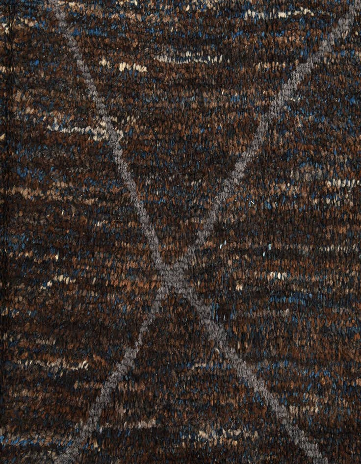 Detail image of  7' 9 x 9' 10  Hand Knotted Moroccan Wool Rug