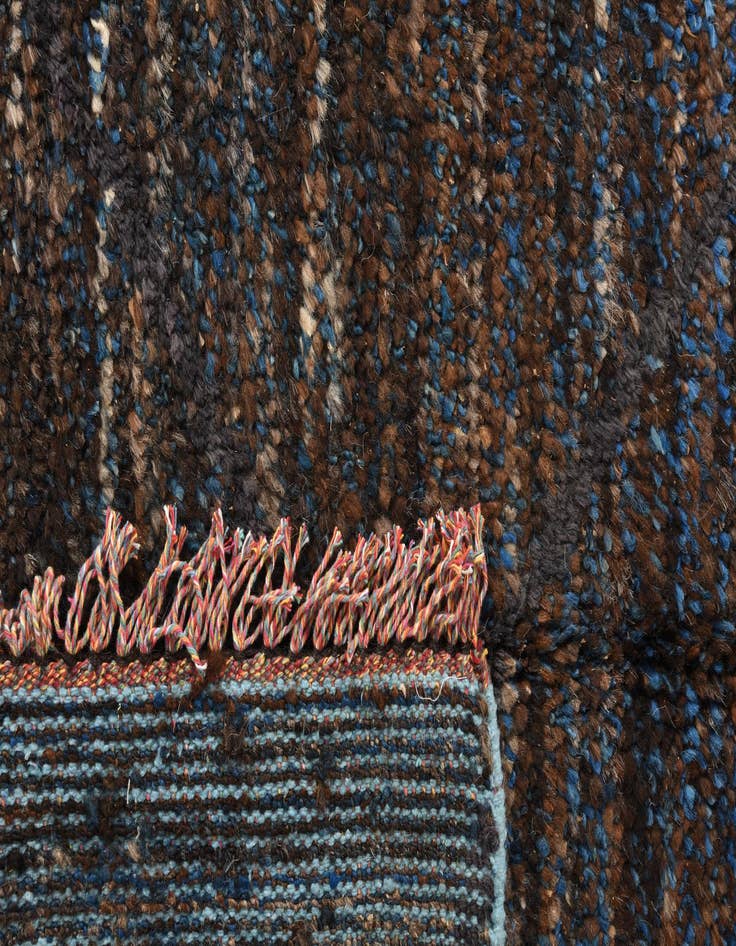 Detail image of  7' 9 x 9' 10  Hand Knotted Moroccan Wool Rug