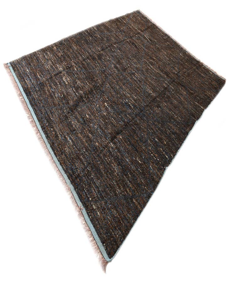 Detail image of  7' 10 x 10' 9  Hand Knotted Moroccan Wool Rug