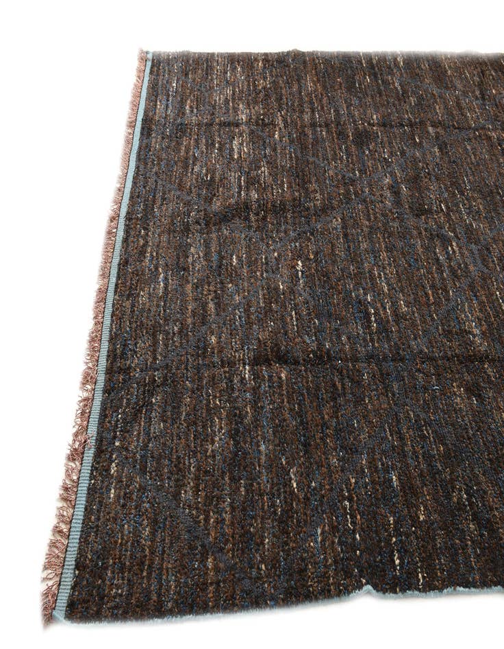 Detail image of  7' 10 x 10' 9  Hand Knotted Moroccan Wool Rug