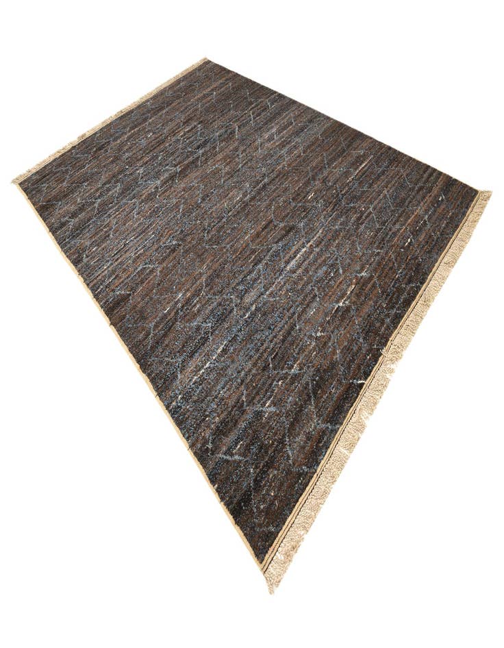 Detail image of  9' x 12' 7  Hand Knotted Moroccan Wool Rug