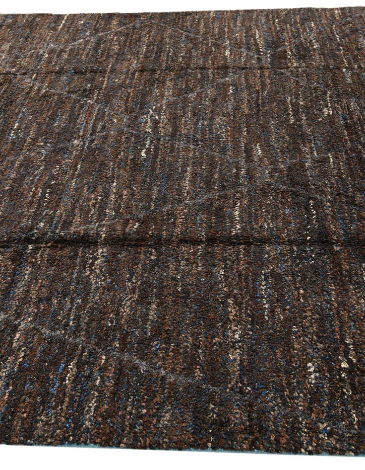 Detail image of  8' 2 x 10' 9  Hand Knotted Moroccan Wool Rug