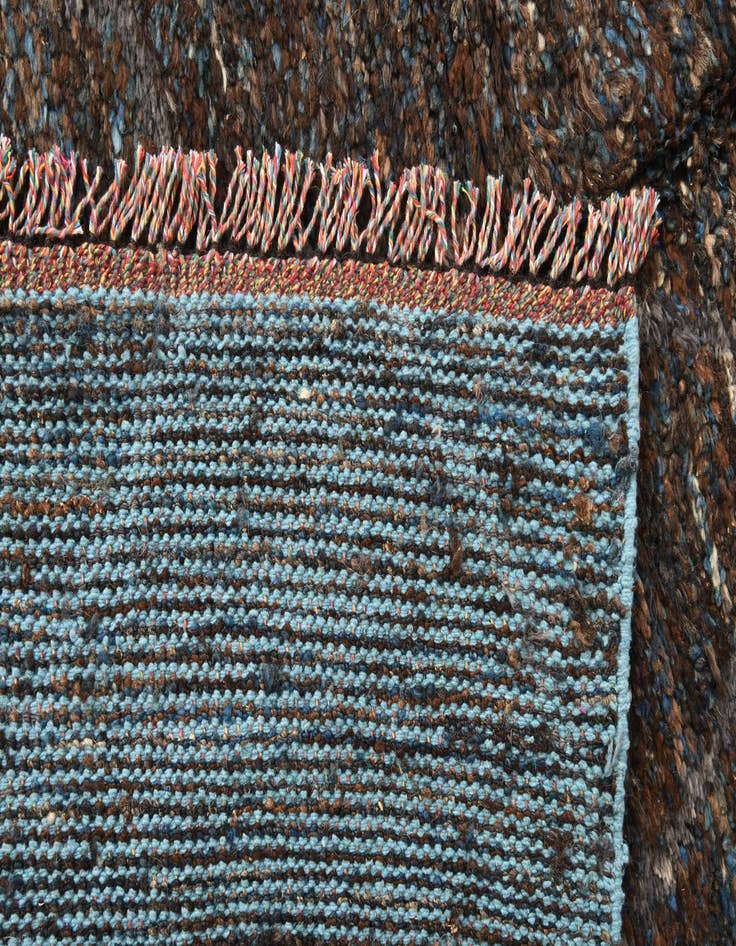 Detail image of  8' 2 x 10' 9  Hand Knotted Moroccan Wool Rug