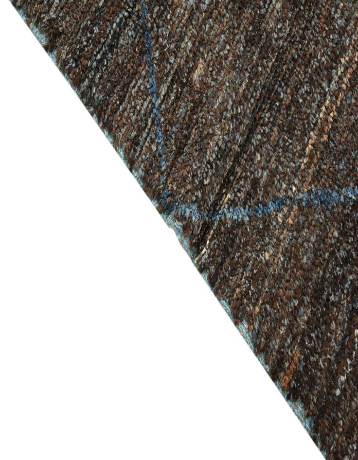 Detail image of  6' 3 x 9' 6  Hand Knotted Moroccan Wool Rug