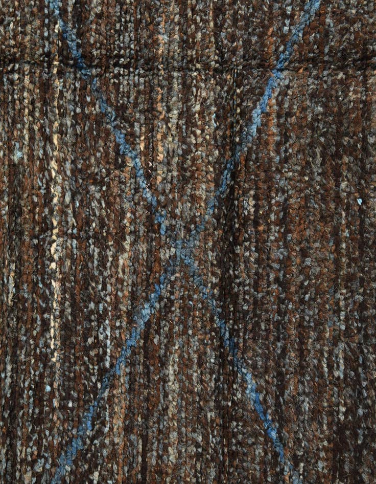 Detail image of  6' 3 x 9' 6  Hand Knotted Moroccan Wool Rug