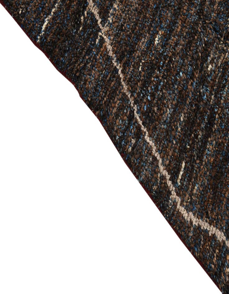 Detail image of  5' 2 x 7' 3  Hand Knotted Moroccan Wool Rug