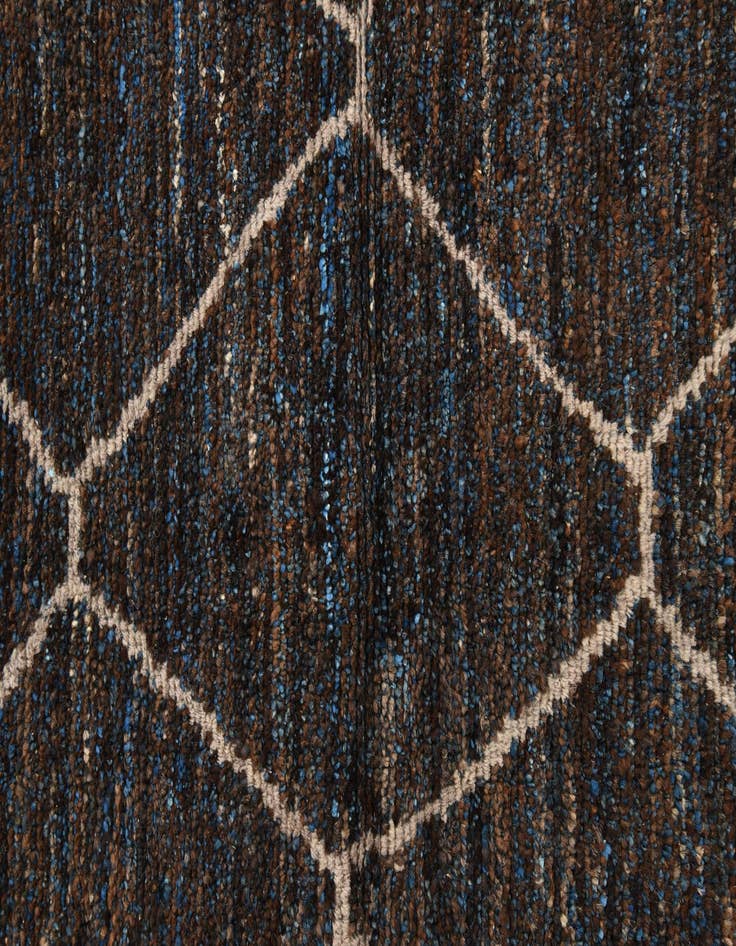 Detail image of  5' 2 x 7' 3  Hand Knotted Moroccan Wool Rug