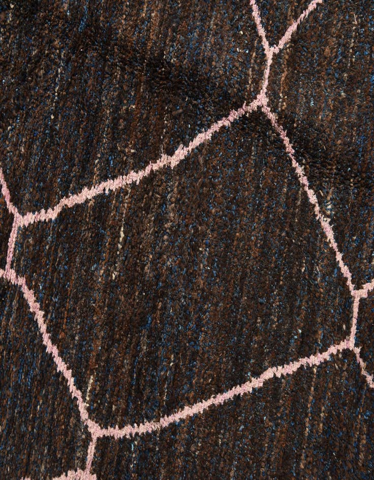 Detail image of  7' 8 x 10' 5  Hand Knotted Moroccan Wool Rug