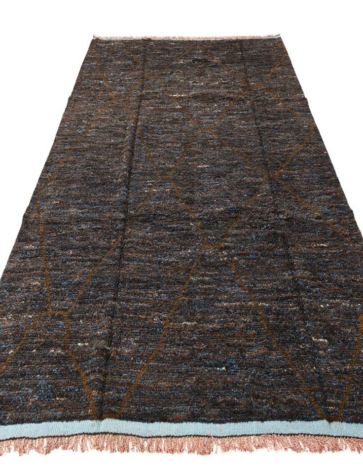 Detail image of  8' x 11' 1  Hand Knotted Moroccan Wool Rug