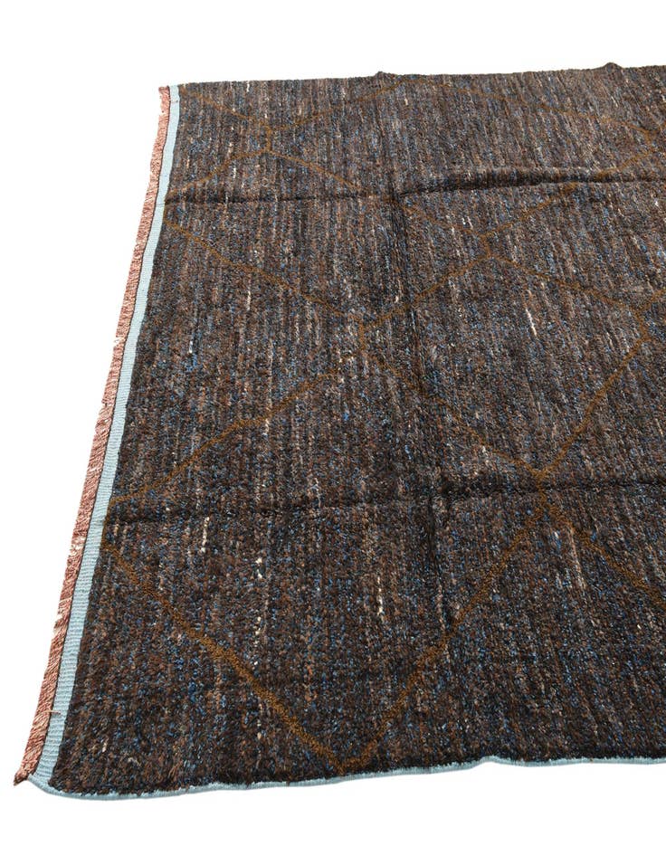 Detail image of  8' x 11' 1  Hand Knotted Moroccan Wool Rug