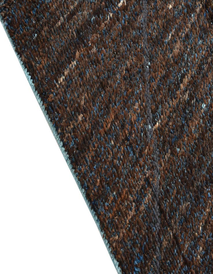 Detail image of  8' x 10' 4  Hand Knotted Moroccan Wool Rug