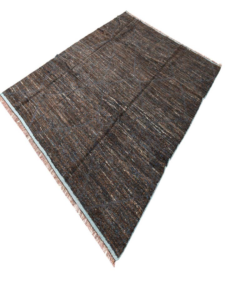 Detail image of  7' 9 x 10' 3  Hand Knotted Moroccan Wool Rug