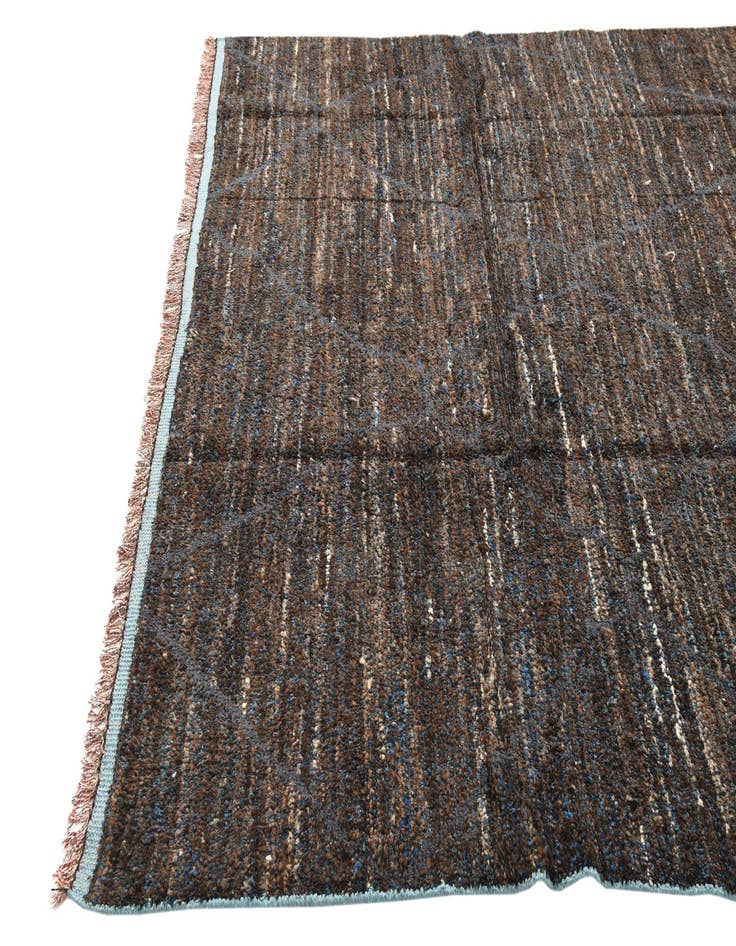 Detail image of  7' 9 x 10' 3  Hand Knotted Moroccan Wool Rug