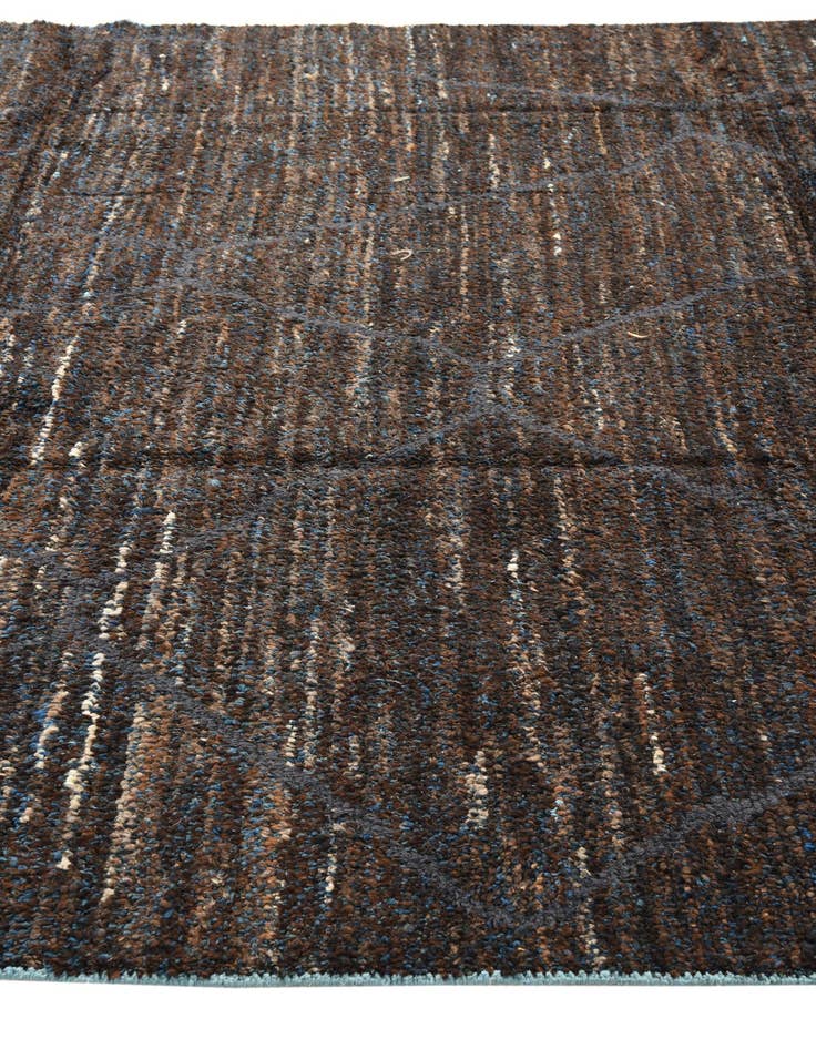 Detail image of  7' 9 x 10' 3  Hand Knotted Moroccan Wool Rug