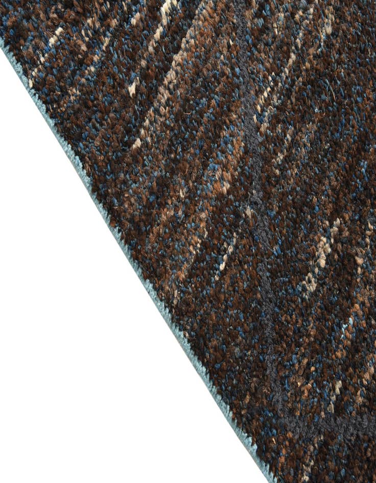 Detail image of  7' 9 x 10' 3  Hand Knotted Moroccan Wool Rug