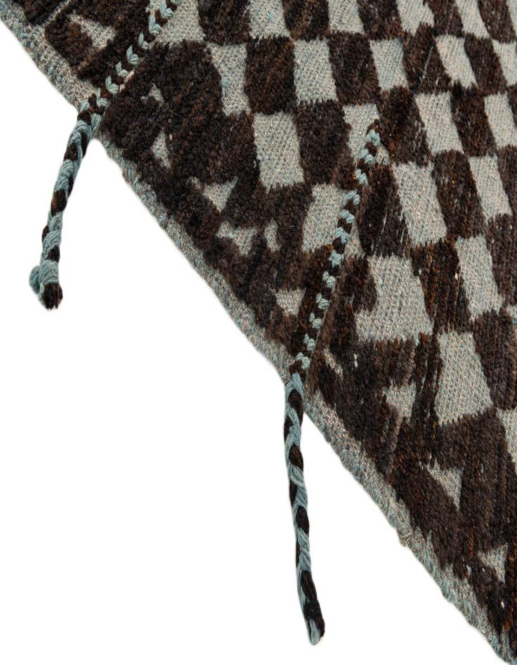 Detail image of  5' 5 x 7' 10  Hand Knotted Moroccan Wool Rug