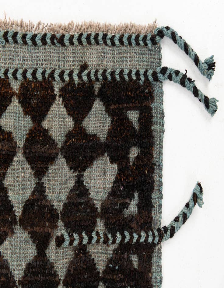 Detail image of  5' 5 x 7' 10  Hand Knotted Moroccan Wool Rug