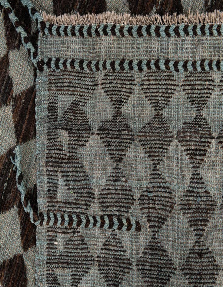 Detail image of  5' 5 x 7' 10  Hand Knotted Moroccan Wool Rug