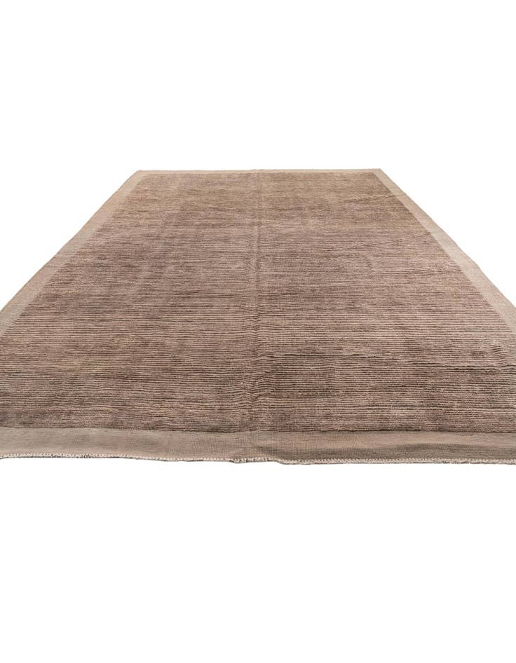 Detail image of  10' 1 x 14' 1  Hand Knotted Moroccan Wool Rug