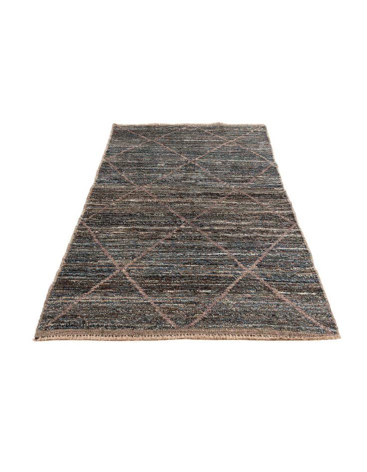 Detail image of  4' x 6' 3  Hand Knotted Moroccan Wool Rug