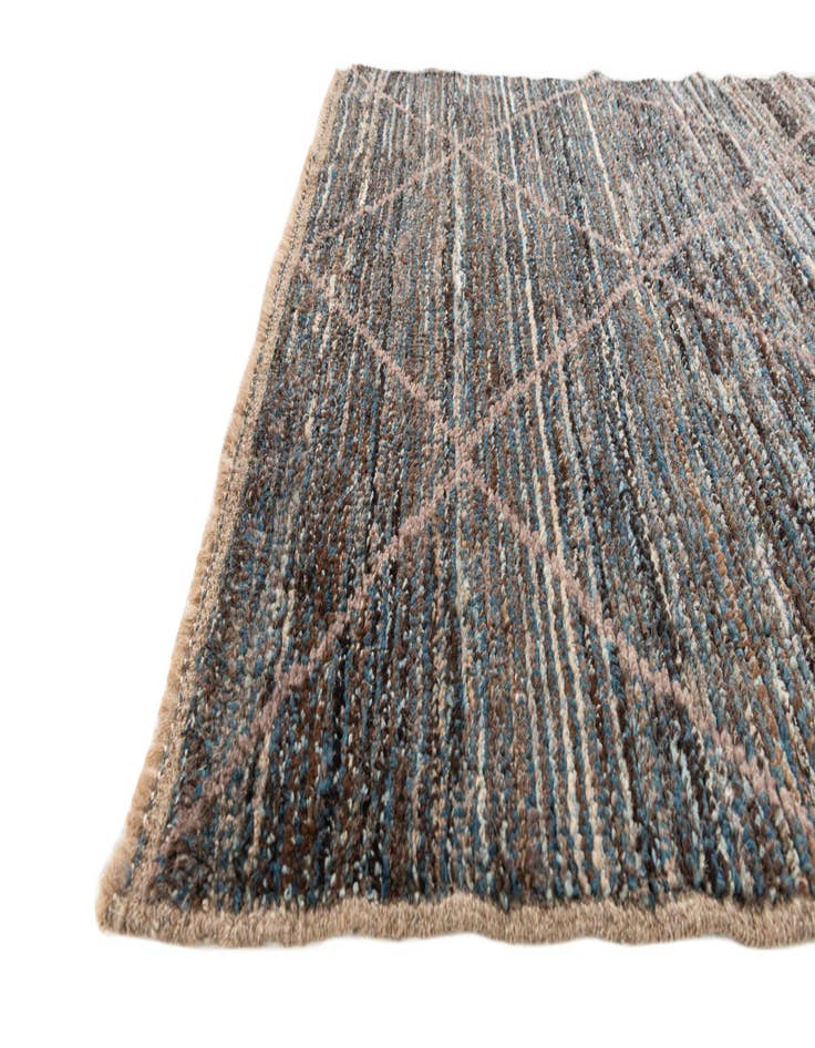 Detail image of  4' x 6' 3  Hand Knotted Moroccan Wool Rug
