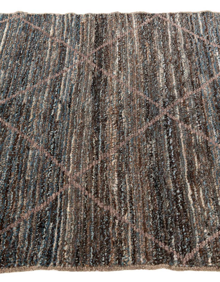 Detail image of  4' x 6' 3  Hand Knotted Moroccan Wool Rug