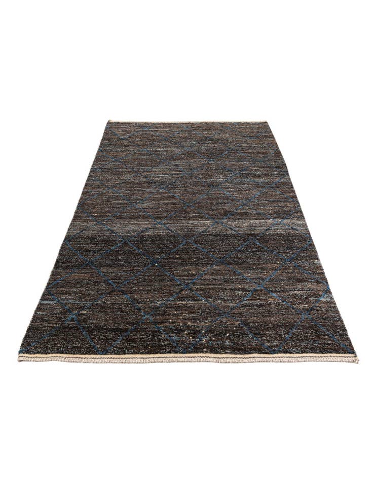 Detail image of  6' 4 x 9' 3  Hand Knotted Moroccan Wool Rug