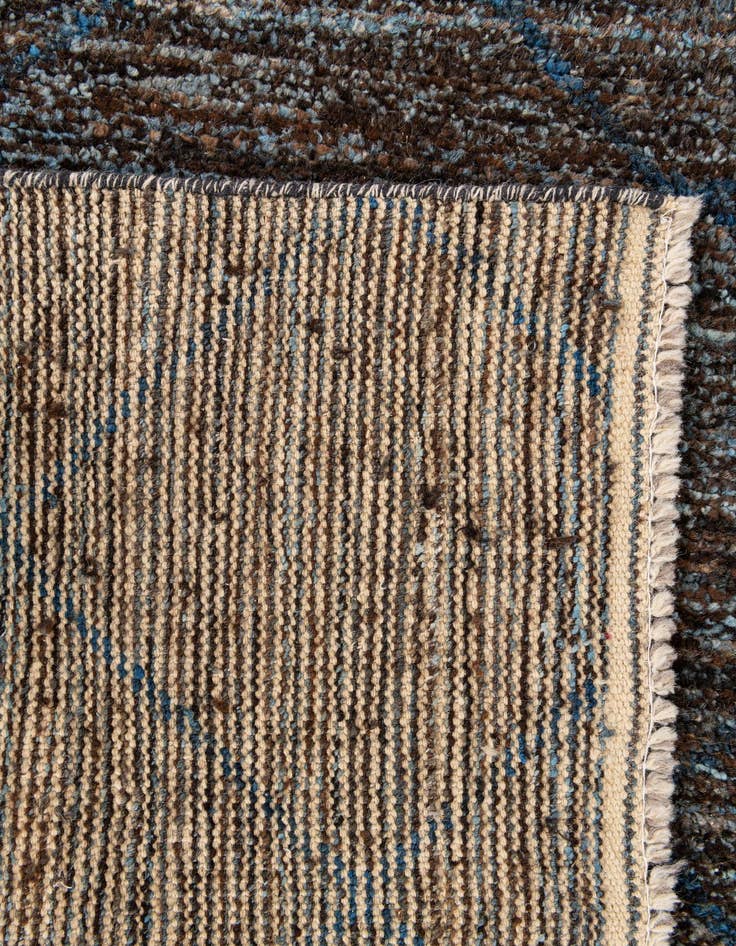 Detail image of  6' 4 x 9' 3  Hand Knotted Moroccan Wool Rug