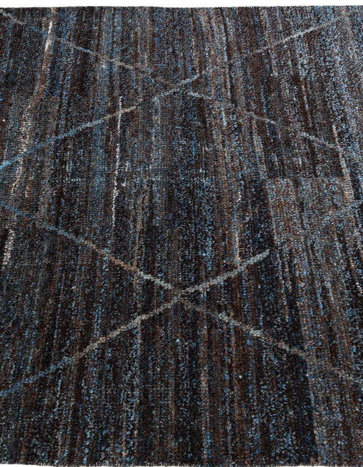Detail image of  5' 10 x 9' 3  Hand Knotted Moroccan Wool Rug