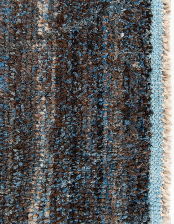 Detail image of  5' 10 x 9' 3  Hand Knotted Moroccan Wool Rug