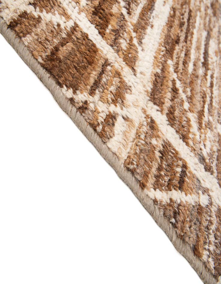 Detail image of  9' 8 x 13' 3  Hand Knotted Moroccan Wool Rug