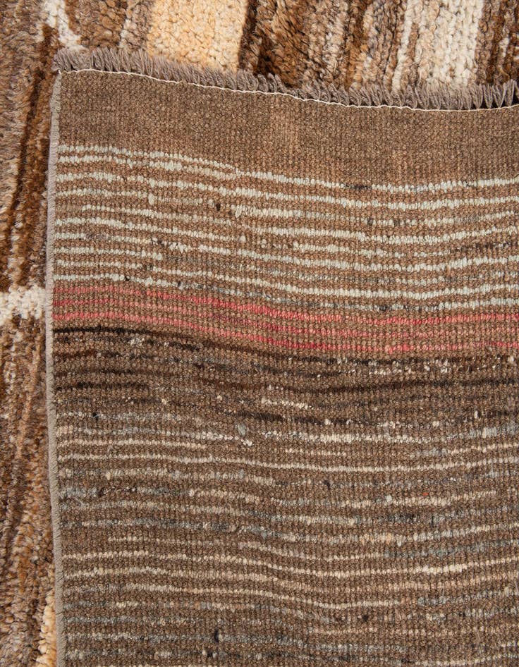 Detail image of  9' 8 x 13' 3  Hand Knotted Moroccan Wool Rug