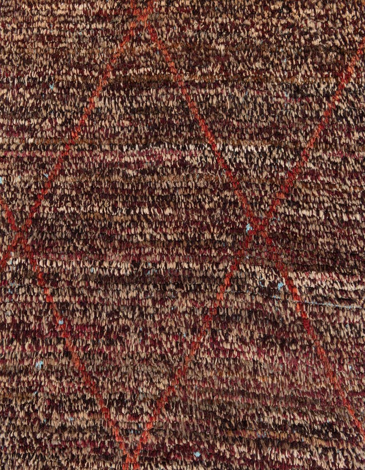 Detail image of  4' x 6' 3  Hand Knotted Moroccan Wool Rug