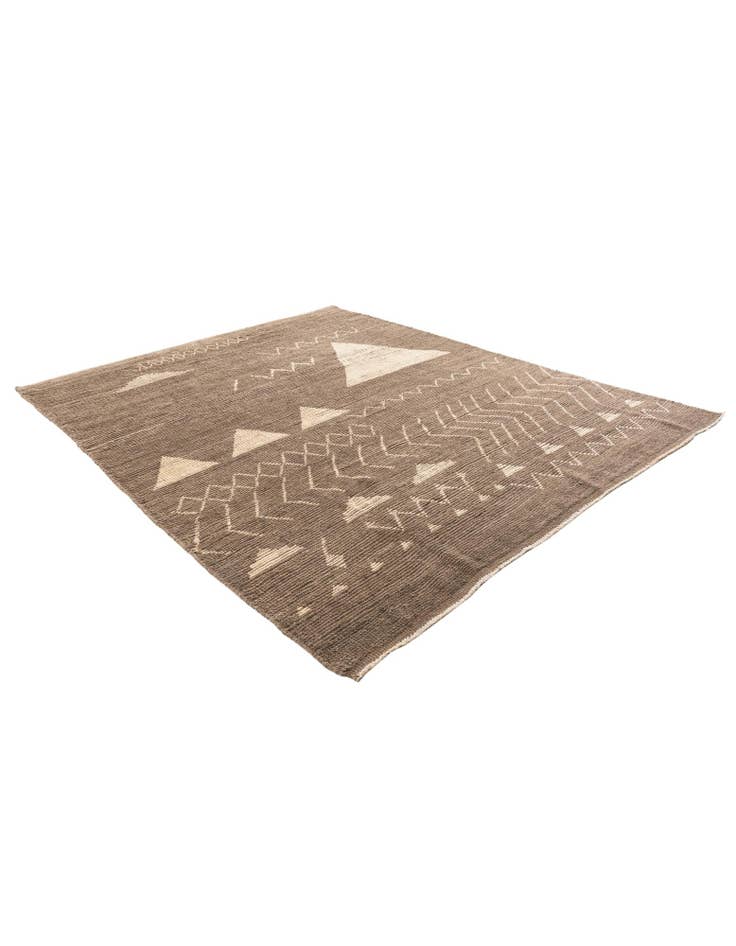 Detail image of  8' 4 x 10' 6  Hand Knotted Moroccan Wool Rug