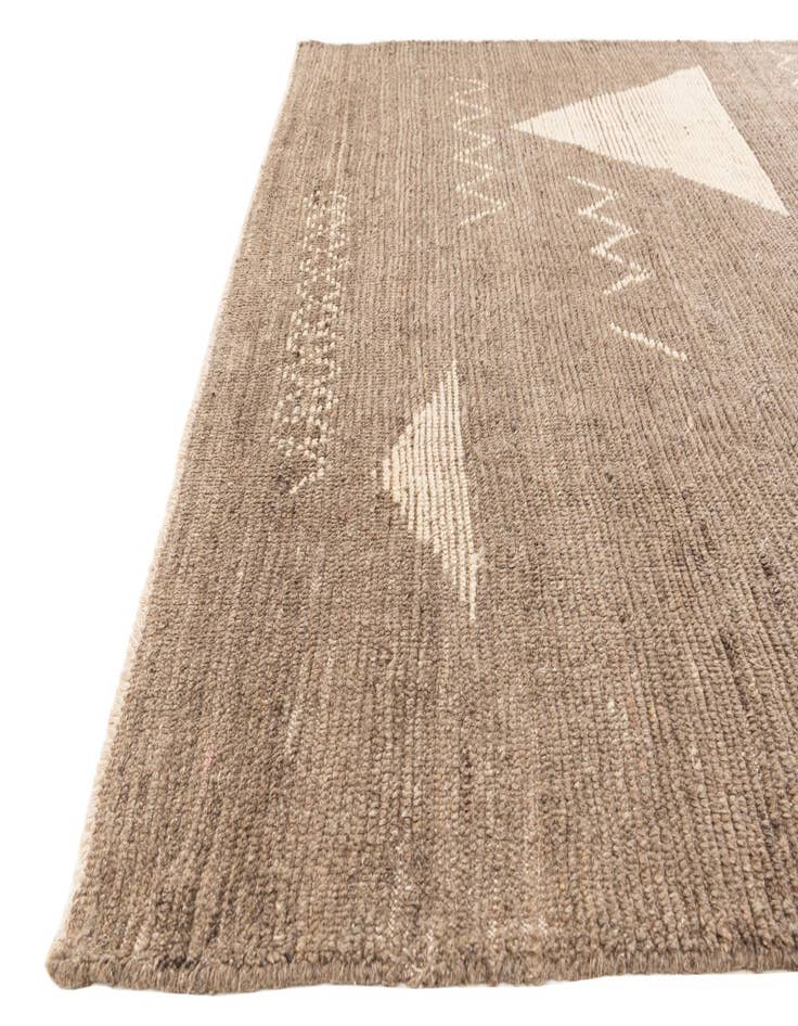 Detail image of  8' 4 x 10' 6  Hand Knotted Moroccan Wool Rug