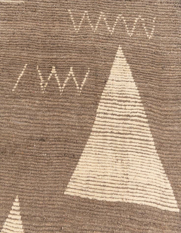 Detail image of  8' 4 x 10' 6  Hand Knotted Moroccan Wool Rug