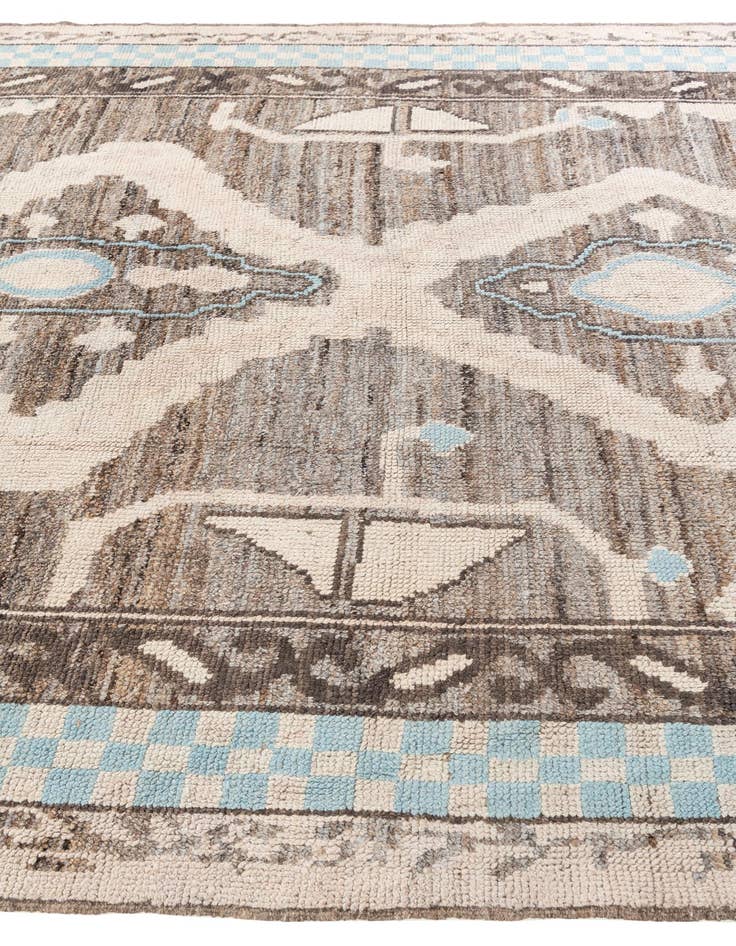 Detail image of  8' 4 x 10' 1  Hand Knotted Moroccan Wool Rug