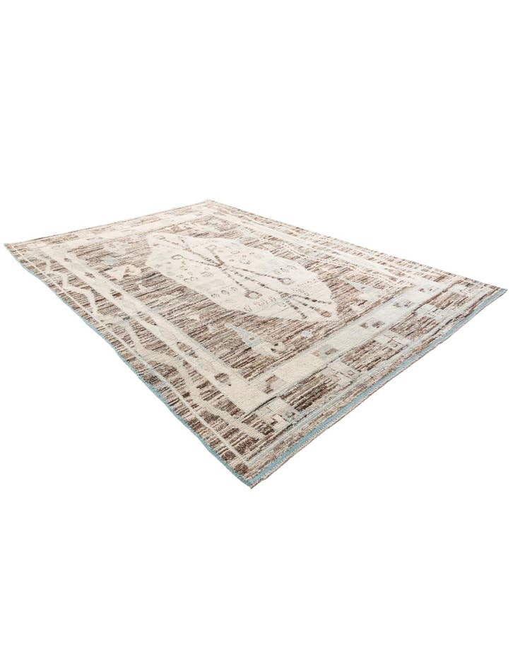 Detail image of  8' 6 x 12' 6  Hand Knotted Moroccan Wool Rug