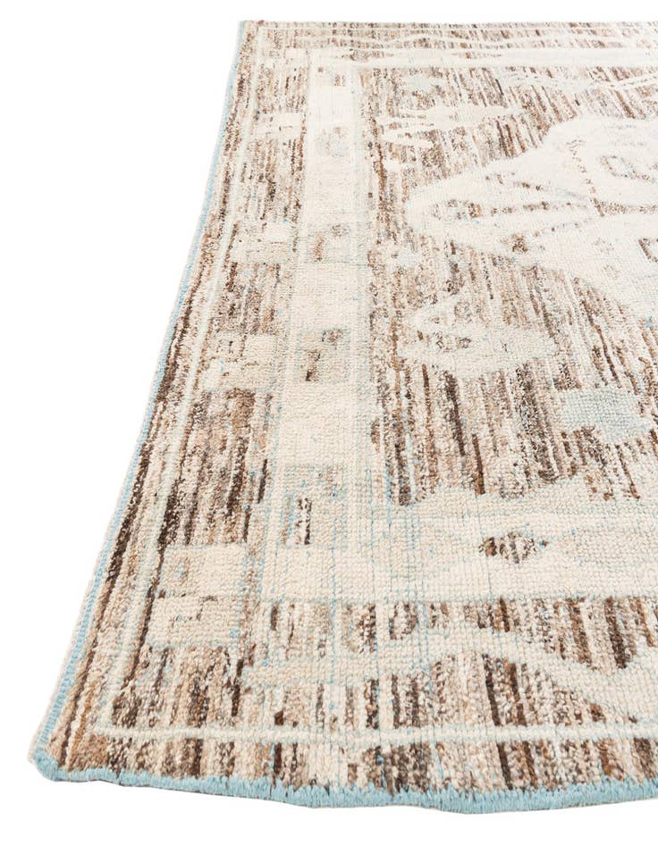 Detail image of  8' 6 x 12' 6  Hand Knotted Moroccan Wool Rug