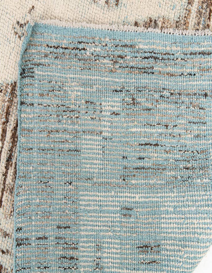 Detail image of  8' 6 x 12' 6  Hand Knotted Moroccan Wool Rug