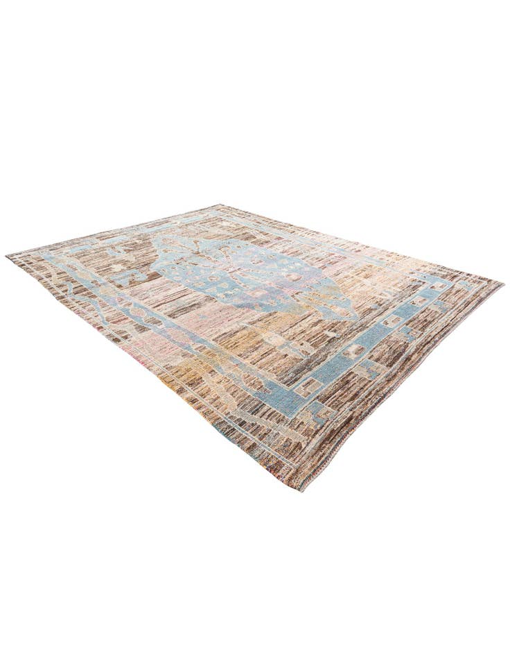 Detail image of  9' x 11' 9  Hand Knotted Moroccan Wool Rug