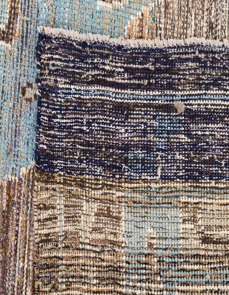 Detail image of  9' x 11' 9  Hand Knotted Moroccan Wool Rug